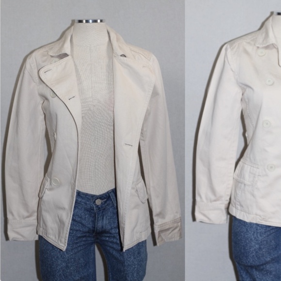 Gap Cotton Trench Coat Jacket - Picture 15 of 16